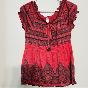 Beautiful fancy printed top